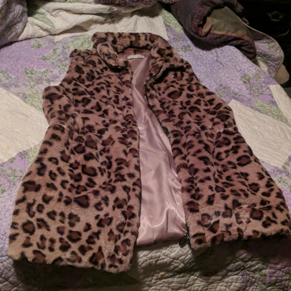 Leapard vest